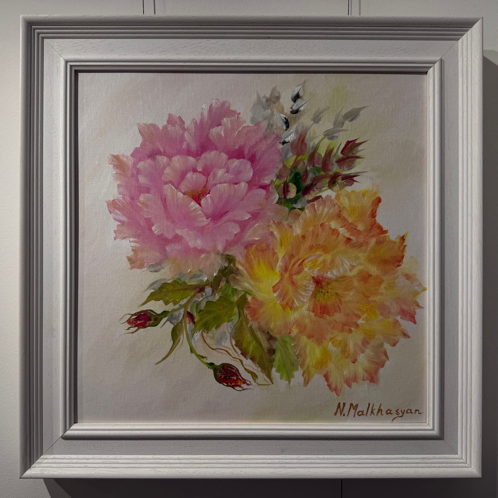 Peonies & Blossom by Narine Malkhasyan